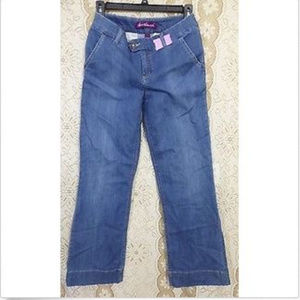 Gloria Vanderbilt Womens Blue Denim Jeans Size 8
